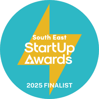 UK StartUp Awards — 2025 Finalist badge